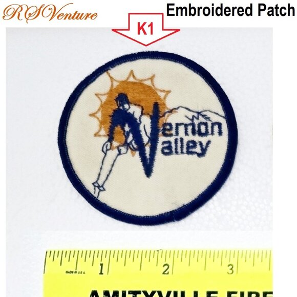 Buy one get one FREE, Vintage Vernon Valley Ski Embroidered Patch - Picture 1 of 3